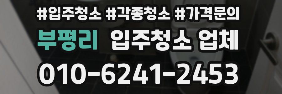 부평리 입주청소 업체
