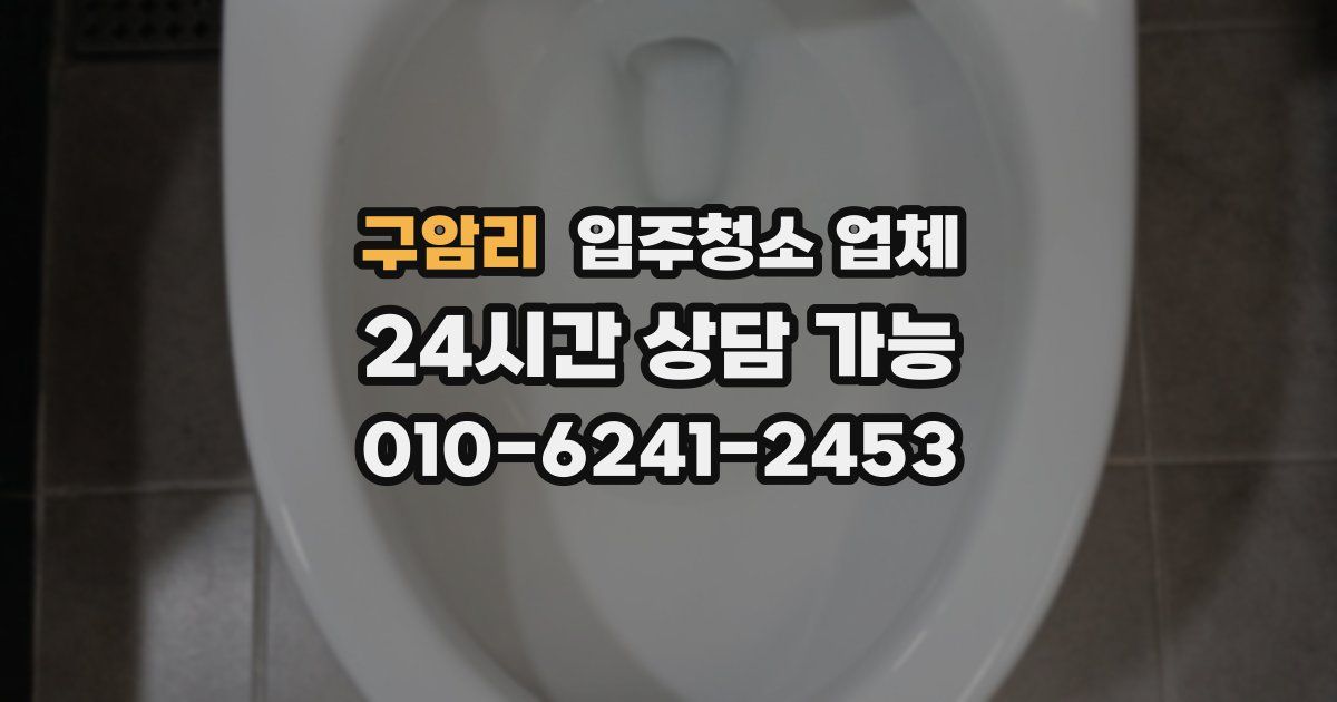 구암리 입주청소 업체