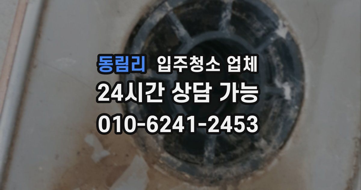 동림리 입주청소 업체