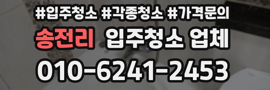 송전리 입주청소 업체