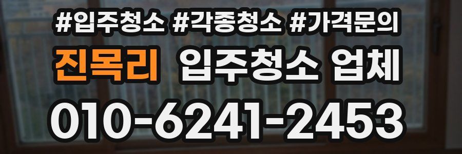 진목리 입주청소 업체