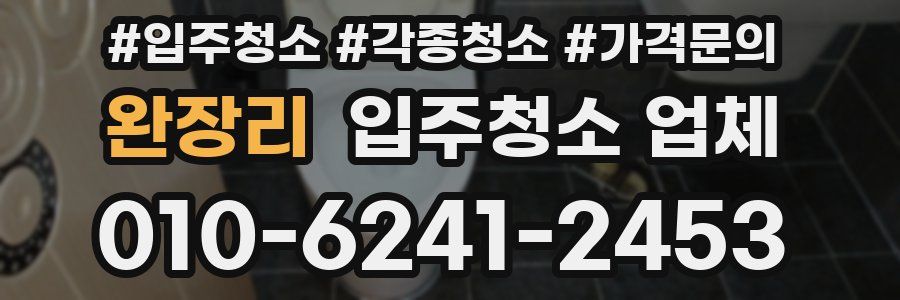 완장리 입주청소 업체