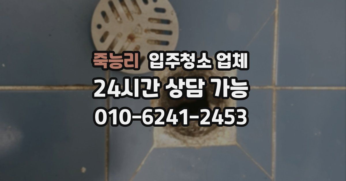 죽능리 입주청소 업체