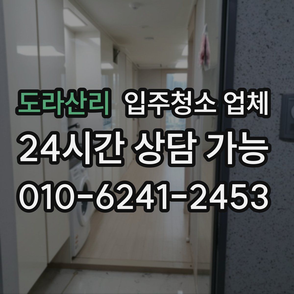 도라산리 입주청소 업체