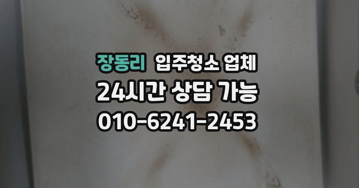 장동리 입주청소 업체