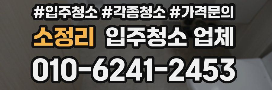소정리 입주청소 업체