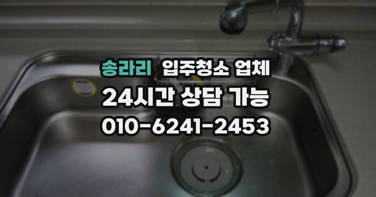 송라리 입주청소 업체