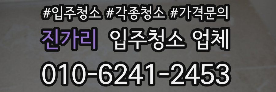 진가리 입주청소 업체