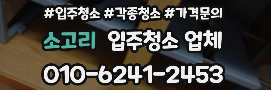 소고리 입주청소 업체