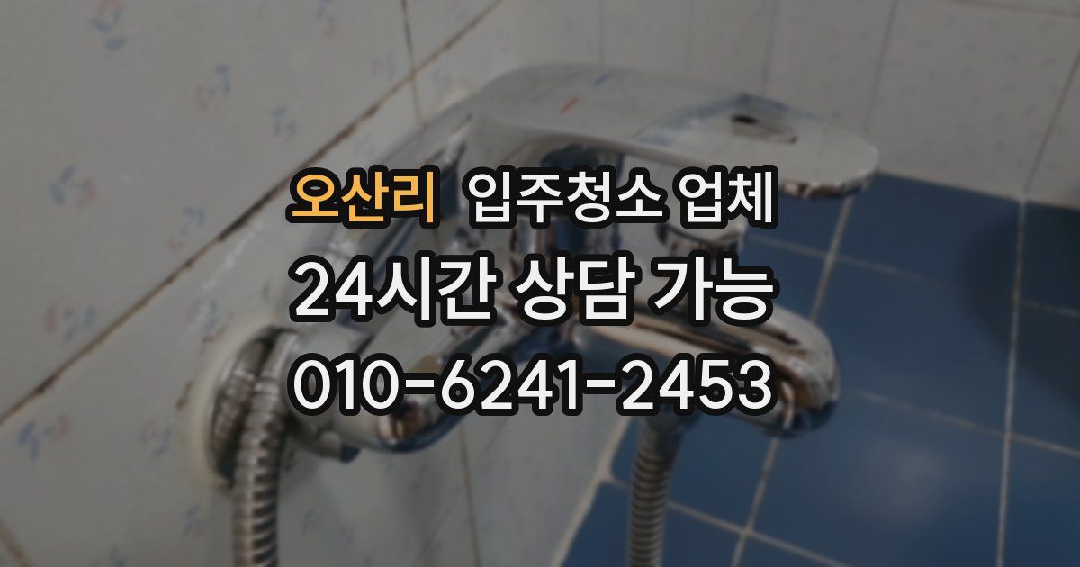 오산리 입주청소 업체