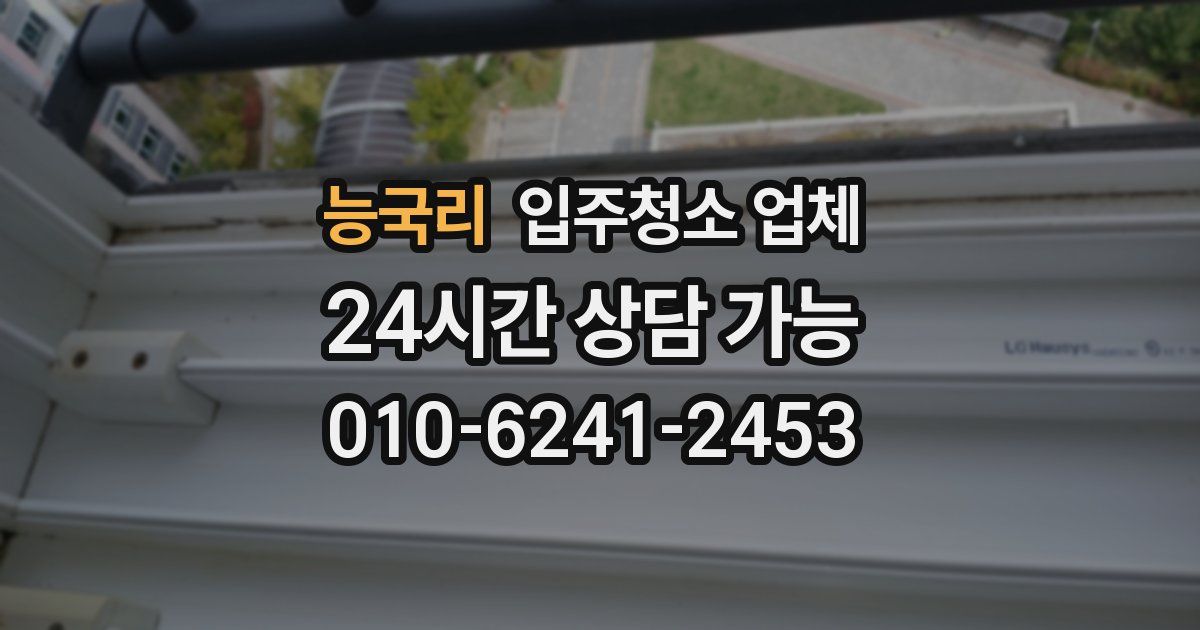 능국리 입주청소 업체