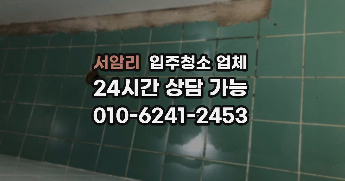 서암리 입주청소 업체
