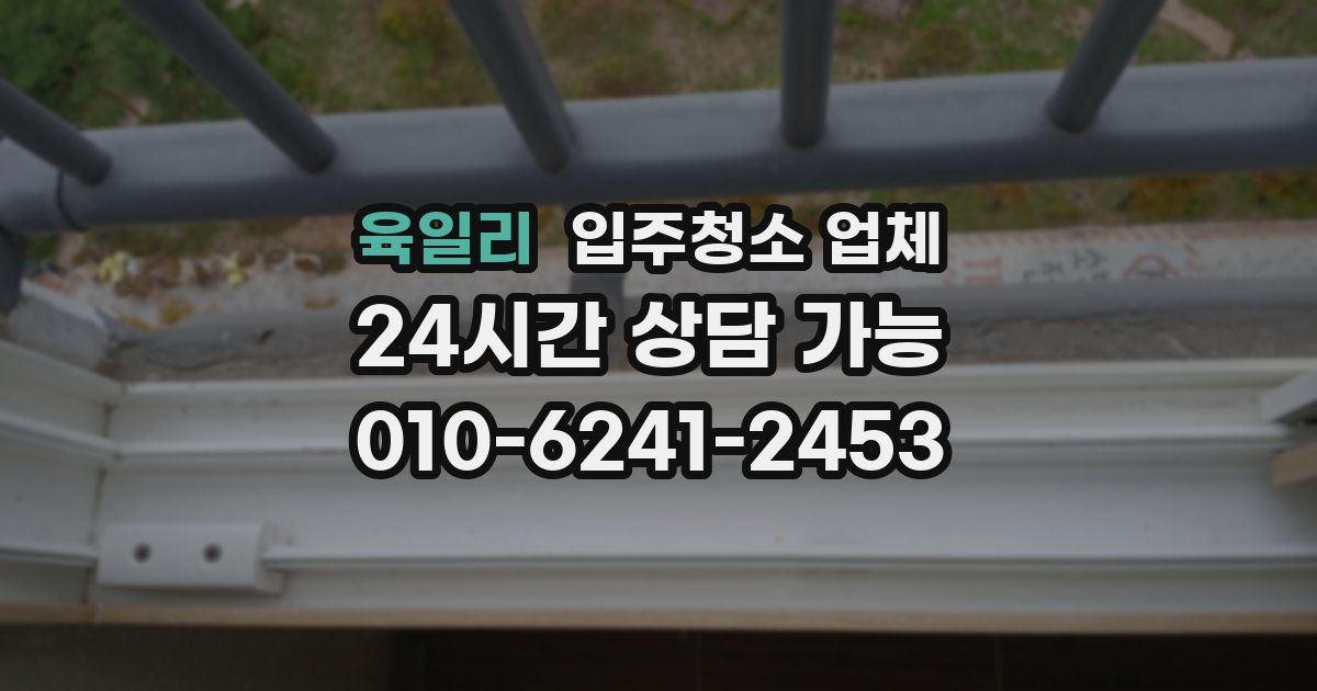 육일리 입주청소 업체