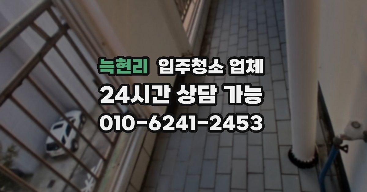 늑현리 입주청소 업체