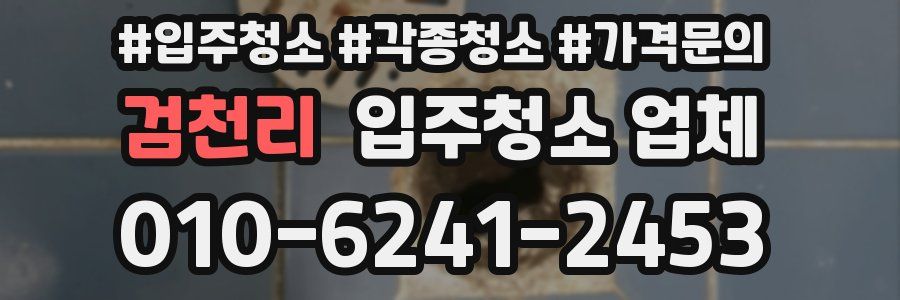 검천리 입주청소 업체