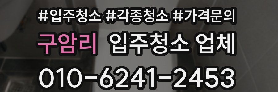 구암리 입주청소 업체