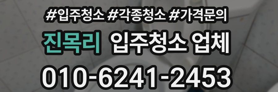 진목리 입주청소 업체