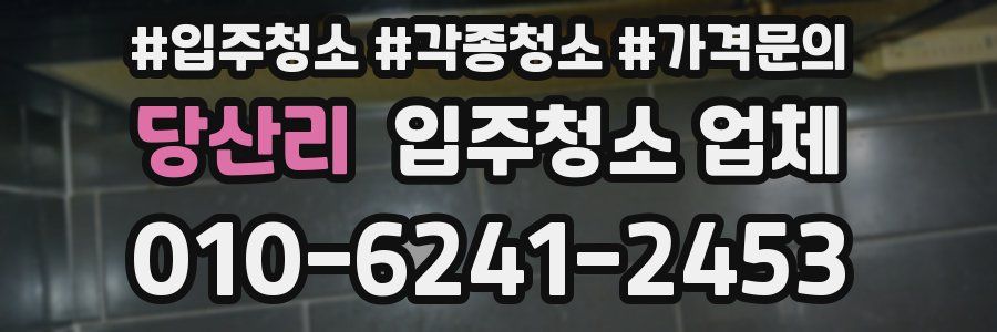 당산리 입주청소 업체
