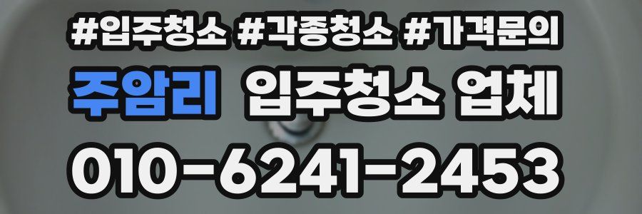 주암리 입주청소 업체