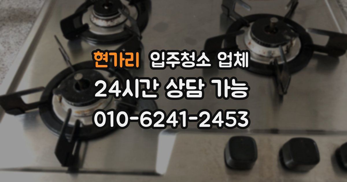 현가리 입주청소 업체