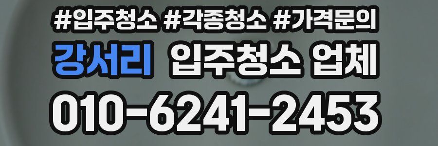 강서리 입주청소 업체