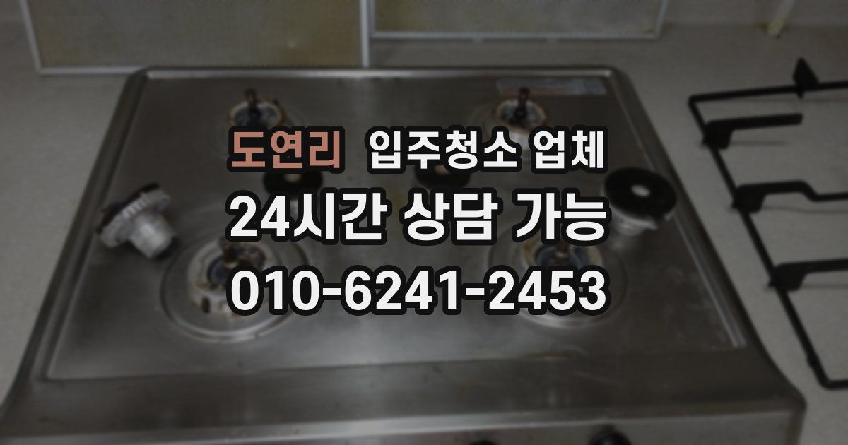도연리 입주청소 업체