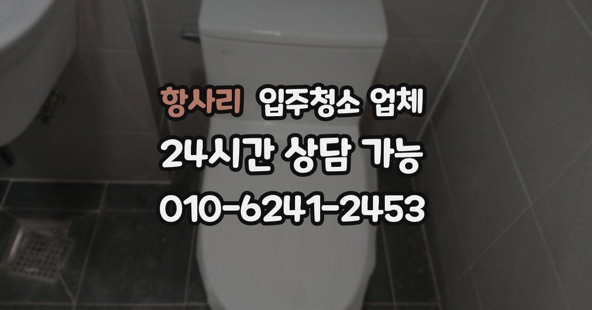 항사리 입주청소 업체