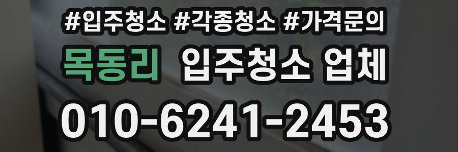 목동리 입주청소 업체