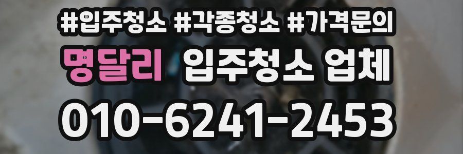 명달리 입주청소 업체