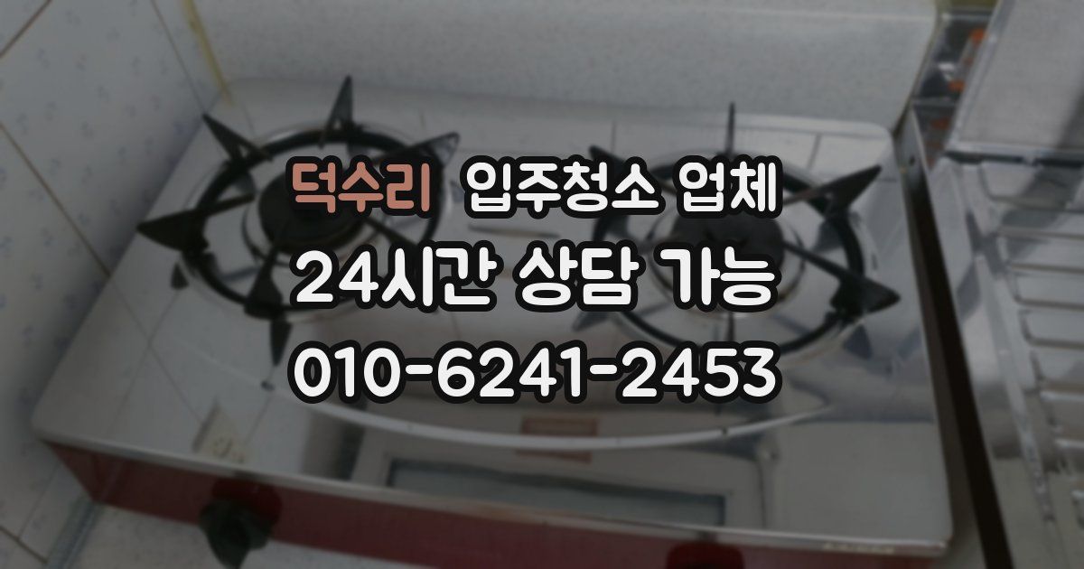 덕수리 입주청소 업체