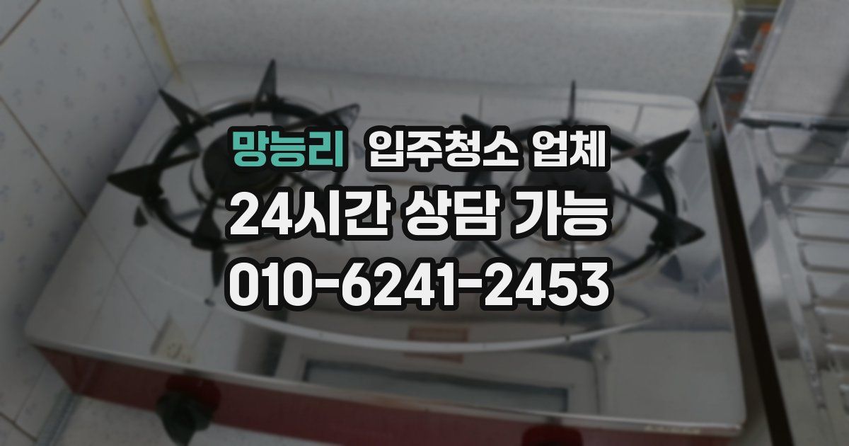 망능리 입주청소 업체