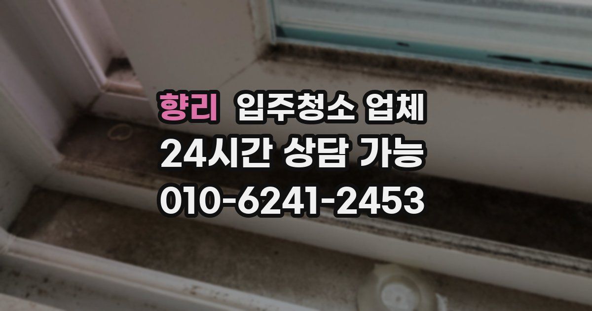 향리 입주청소 업체