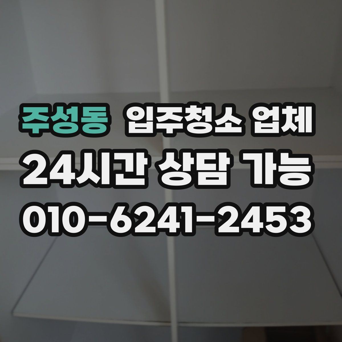 주성동 입주청소 업체 서비스 범위와 추가 요청 기준