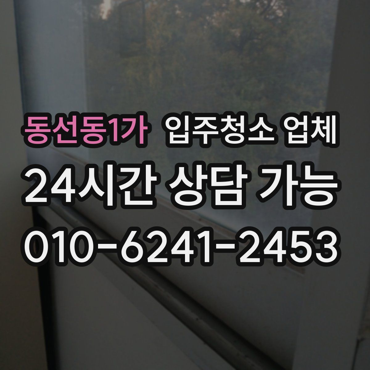 동선동1가 입주청소 업체