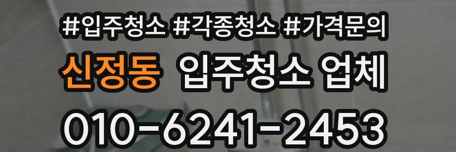 신정동 입주청소 업체