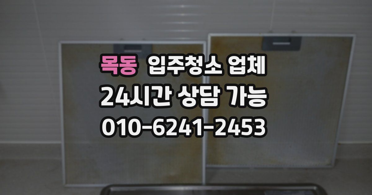 목동 입주청소 업체