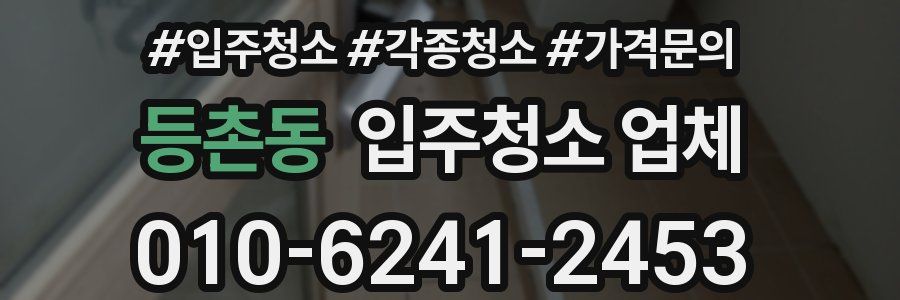 등촌동 입주청소 업체