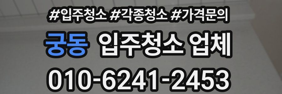 궁동 입주청소 업체