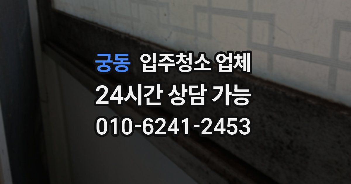 궁동 입주청소 업체
