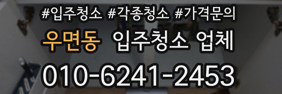 우면동 입주청소 업체