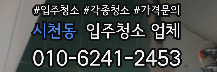 시천동 입주청소 업체