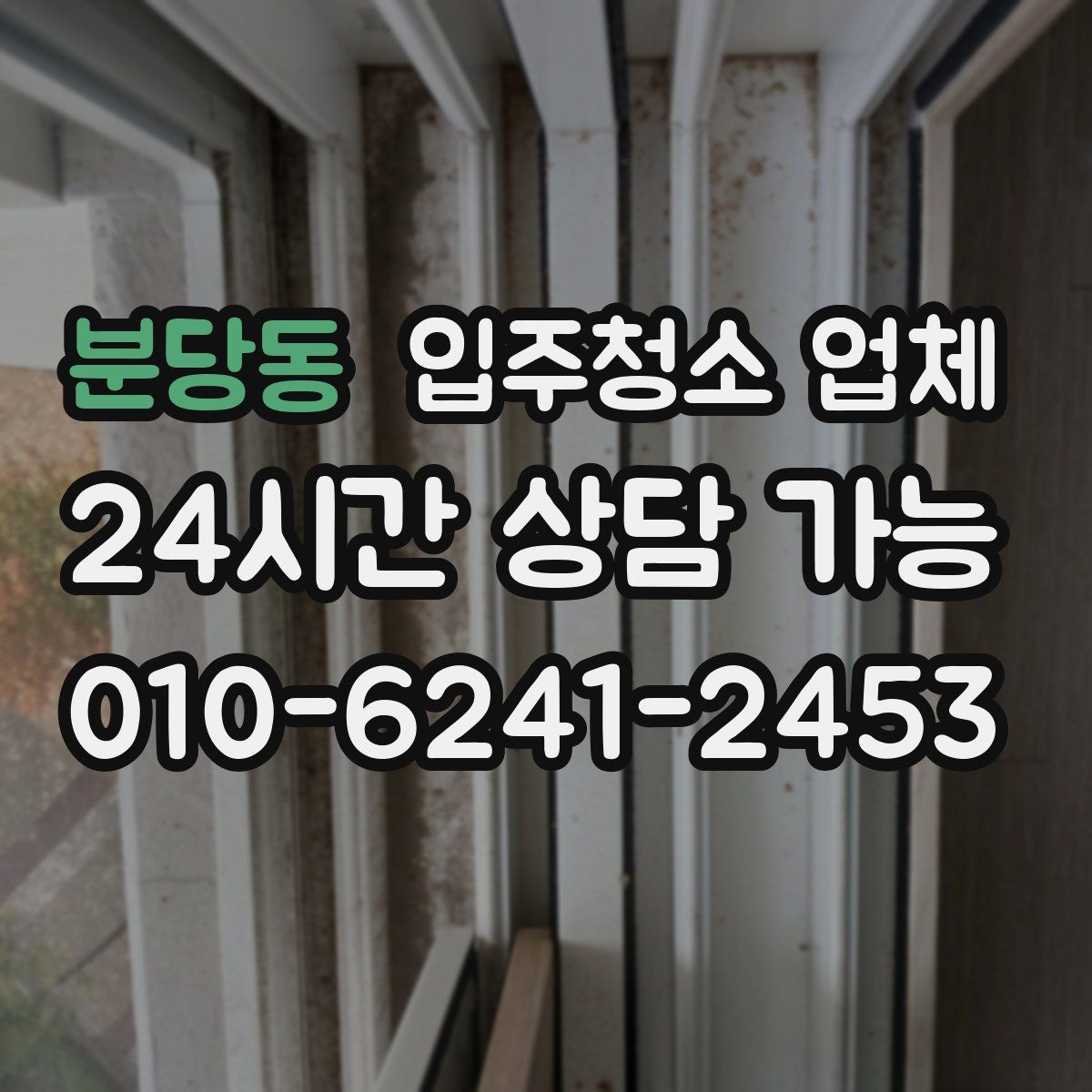 분당동 입주청소 업체