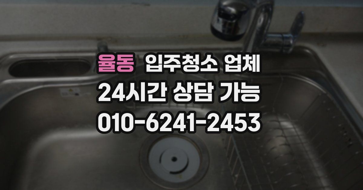율동 입주청소 업체