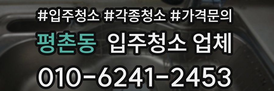 평촌동 입주청소 업체