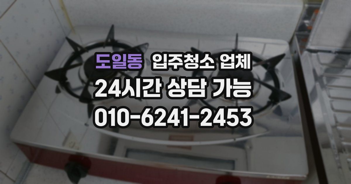 도일동 입주청소 업체