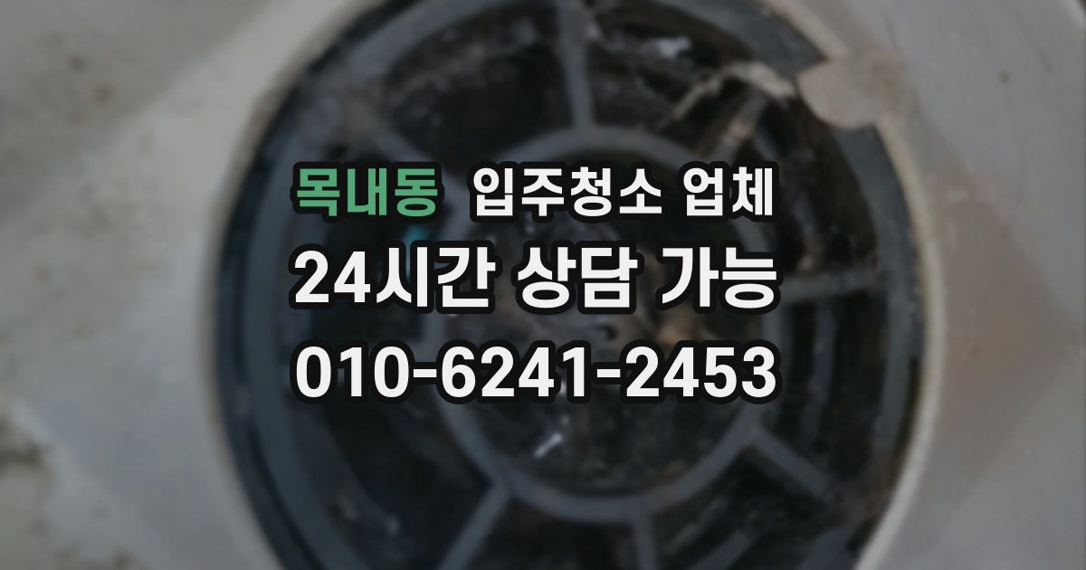 목내동 입주청소 업체