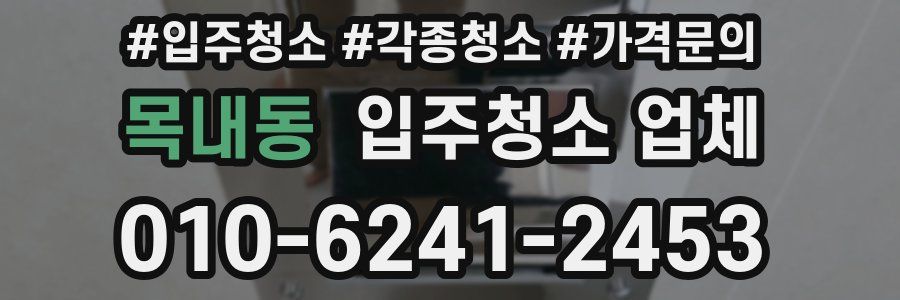 목내동 입주청소 업체