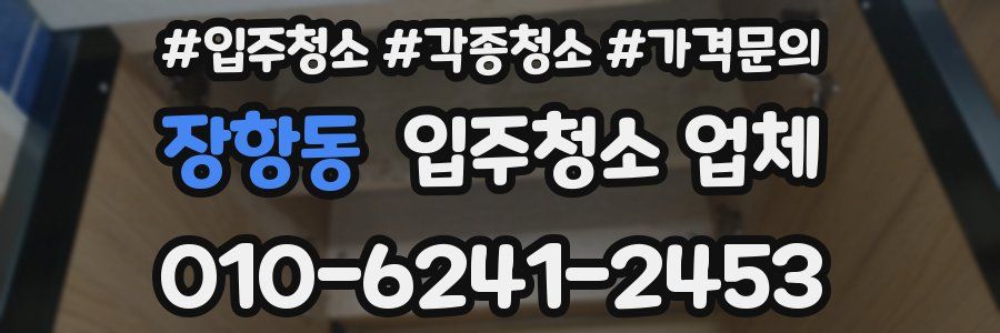 장항동 입주청소 업체