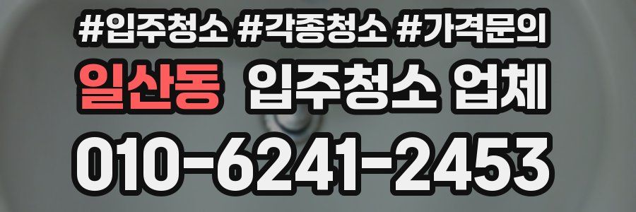 일산동 입주청소 업체