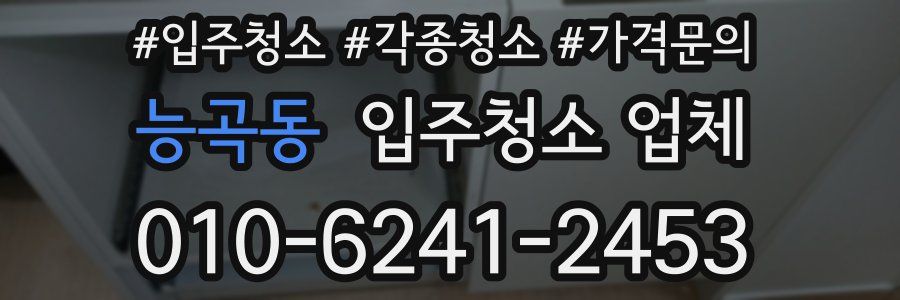 능곡동 입주청소 업체